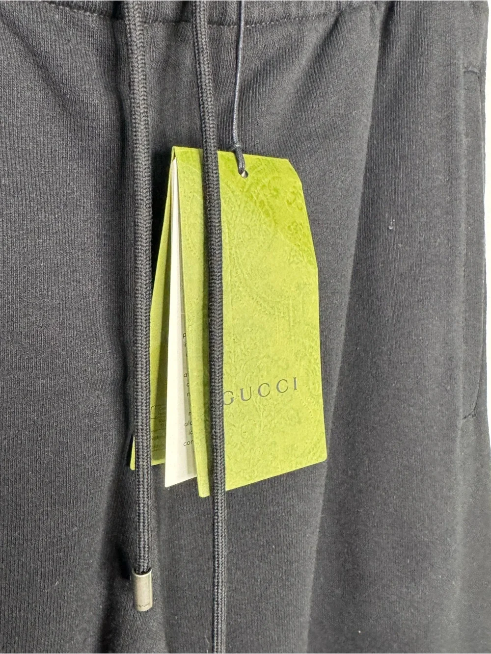 Gucci Jersey Jogging Pants Mirror Print Black Men’s XS
